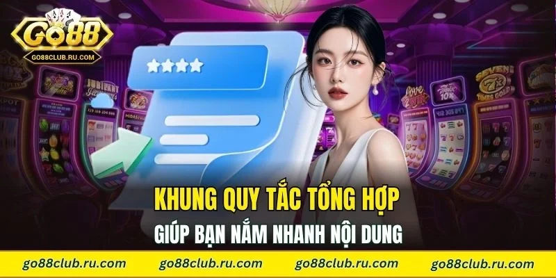 Khung quy tắc tổng hợp giúp bạn nắm nhanh nội dung